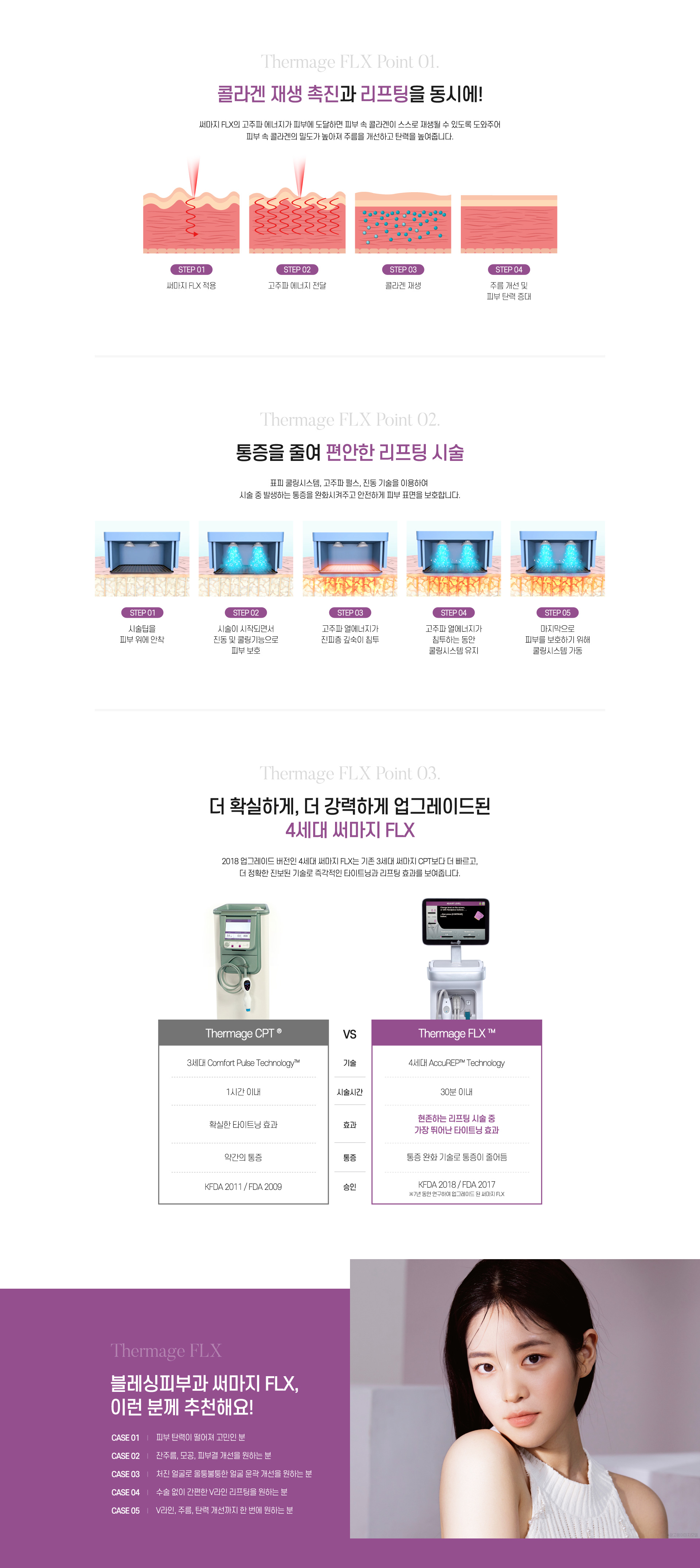 블레싱피부과 써마지 FLX 이런 분께 추천해요!